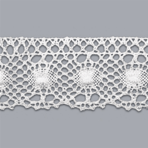 Renda Algodão Arte Punto RA009 4cm Branca 10mts