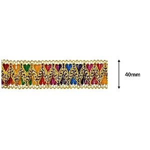 Galão Passamanaria Ref:Galao-67 Cor-Ouro 40mm Com 20mt