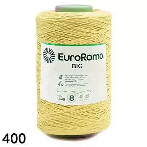 EuroRoma 1,8 kg nº 8 cor 400 - Amarelo Bebê