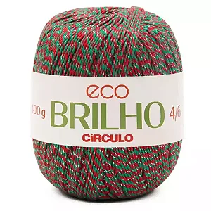 Barbante Eco Brilho Circulo 4/6 400g 9041- Cor-Noite Estrelada