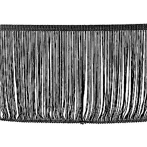 Franja Tripolina 20cm 10 Metros Ref 8350 cor 02 -Preto