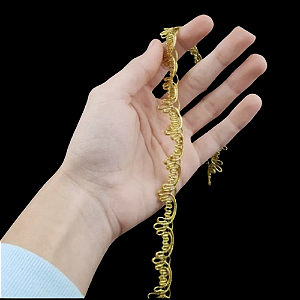 Galão Passamanaria Ref:Galao-21 Cor-Ouro 15mm Com 20mt