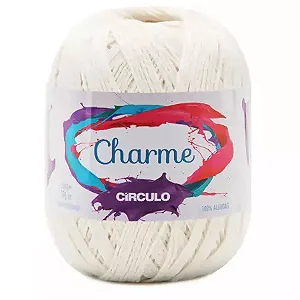 Linha Charme Circulo 396mts Cor- 8176-Off White