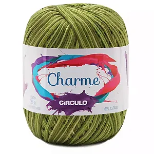 Linha Charme Circulo 396mts Cor- 9392- Trilha Mescla Verde