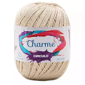 Linha Charme Circulo 396mts Cor-7684- Porcelana Bege