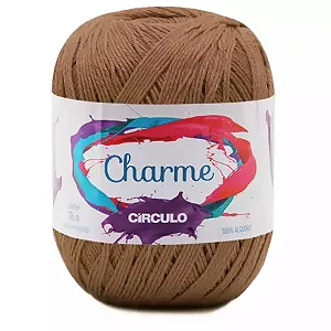 Linha Charme Circulo 396mts Cor-7713- Lenha Marrom