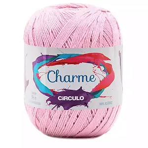 Linha Charme Circulo 396mts Cor-3526- Rosa Candy