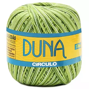 Fio Duna Circulo 100g Cor 9462- Oliva Mescla Verde Médio