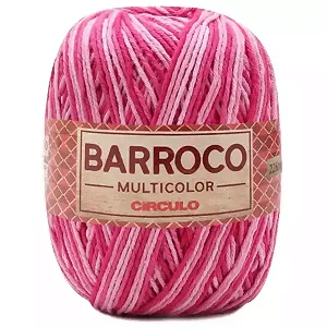 Barbante Barroco Multicolor 200g 9427- Flor Mescla Rosa