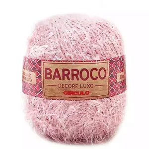 Barbante Barroco Decore Luxo 180mts 280g Cor- 3526- Rosa