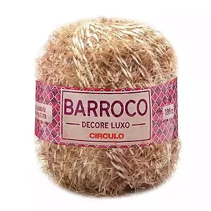 Barbante Barroco Decore Luxo 180mts 280g Cor-794- Caravela Marrom