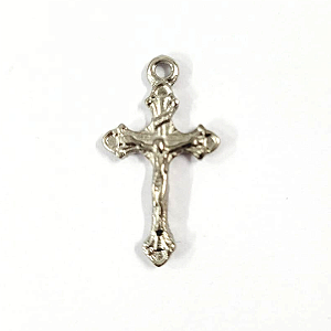 Pingente Cruz Fundição Cor-Níquel Unidade Ref 2939