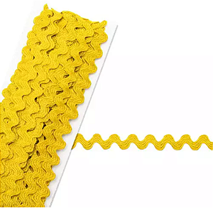 Sianinha Estreita São José 5mm (Ref. 222/01) Cor 08- Amarelo Ouro - 10m