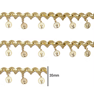 Galão Ref. 55 35mm Ouro 20m