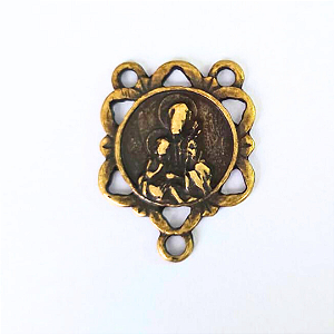 Entremeio para Terço Cor Ouro Velho Ref 2976