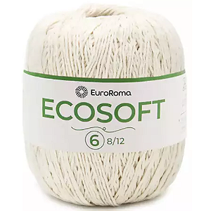Barbante EuroRoma Ecosoft n°6 452mts 0100- Cru