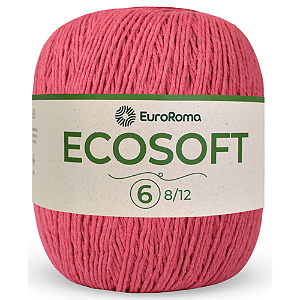 Barbante EuroRoma Ecosoft n°6 452mts 1070- Melancia