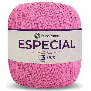 Barbante EuroRoma Especial Colorido nº3 500- Rosa 1400m