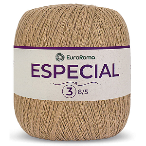 Barbante EuroRoma Especial Colorido nº3 1110- Bege 1400m