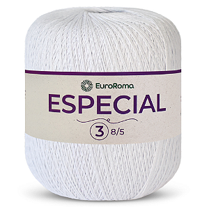 Barbante EuroRoma Especial Colorido nº3 200- Branco 1400m
