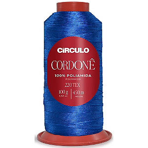 Fio Cordonê Círculo Cor 2983- Sombra Azul 100g 450mts