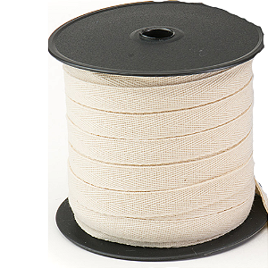 Cadarço Sarjado 12mm Ref 3012 Cru 100% Algodão C/50m São José