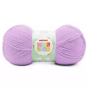 Fio Mais Bebê Círculo 100g Cor 6140- Alfazema Lilás