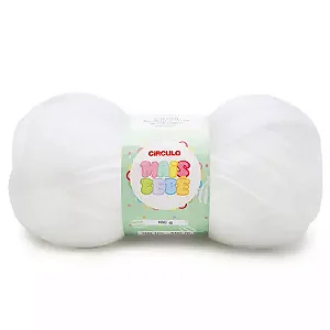 Fio Mais Bebê Círculo 100g Cor 10- Branca