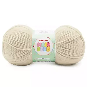 Fio Mais Bebê Círculo 100g Cor 8176- Off-White