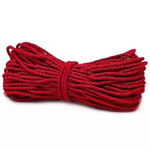 Cordão São Francisco Ref.001/06 3,5mm com 20mts Cor-03 Vermelho