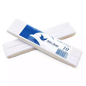 Elástico Chato Pigeon São José Nº10 Branco 6mm com 10 metros