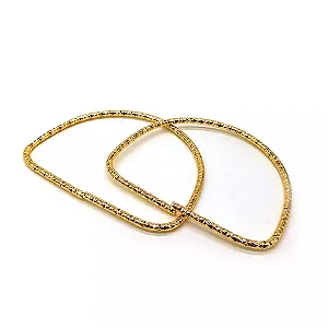 Alça de Bolsa Dourada 16x11,5cm 2 Unidades Ro.155036