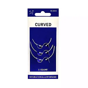 Kit Agulha Curvada 3 Unidades Níquel NO.0523 UT.1076