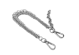 Alça de Bolsa Corrente Níquel 30cm RO.154463