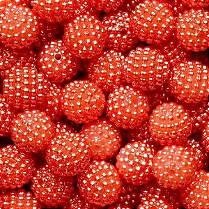 Perola Craquelada Passante 10mm Abs com 50g Cor 125-Salmão Escuro