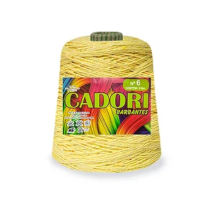 Barbante Cadori N.06 600g Cor-715-Amarelo Claro