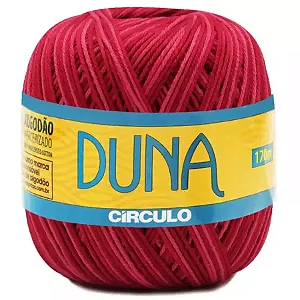 Fio Duna Circulo 100g 9153- Cabaré Mescla Vermelha