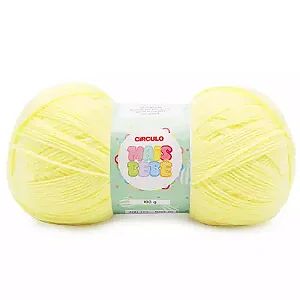 Fio Mais Bebê Círculo 100g Cor 0325- Amarelo Candy