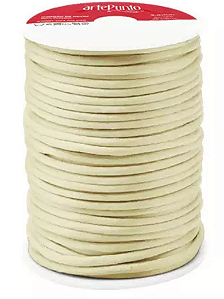 Cordão de Cetim Arte Punto 4mm 100m Cor 050 Marfim
