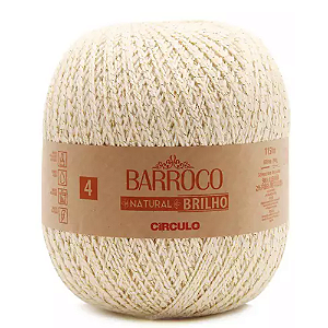 Barroco Natural N°4 Cor 20-Natural Brilho Ouro 700g