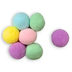 Pompom Solto 6mm-Cor-Mix Candy-Com 200 unidades