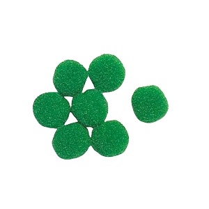 Pompom Solto 14mm-Cor-540 Verde Bandeira-Com 100 unidades