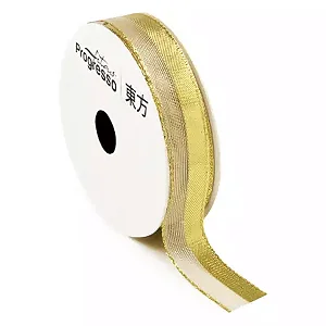 Fita Metalizada Progresso M010 - 15 mm 10mts Cor-203 Ouro