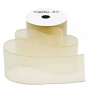 Fita Metalizada Progresso M011 -38mm 10mts Cor 203 Ouro