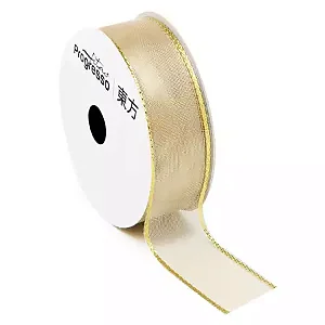Fita Metalizada Progresso M012 25mm 10m Cor 203- Ouro