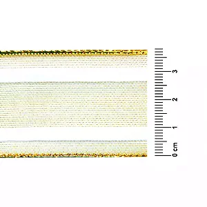 Fita Metalizada Progresso M013 - 38 mm 10mts Cor 203 Ouro