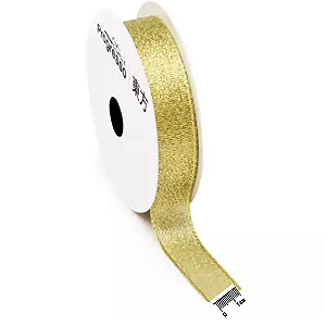 Fita Metalizada Progresso M015 15mm 10m Cor-203 Ouro