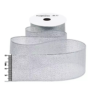 Fita Metalizada Progresso M015 38 mm 10m Cor-218 Prata