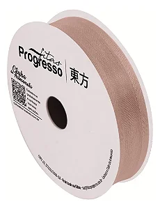 Fita de Voal com Bordas Acetinada ZC 003 Progresso 15mm Cor 971 Chocolate