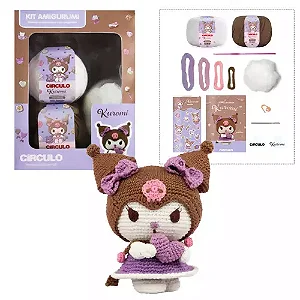 Kit Amigurumi Coleção Hello Kitty And Friends Circulo 07- Kuromi